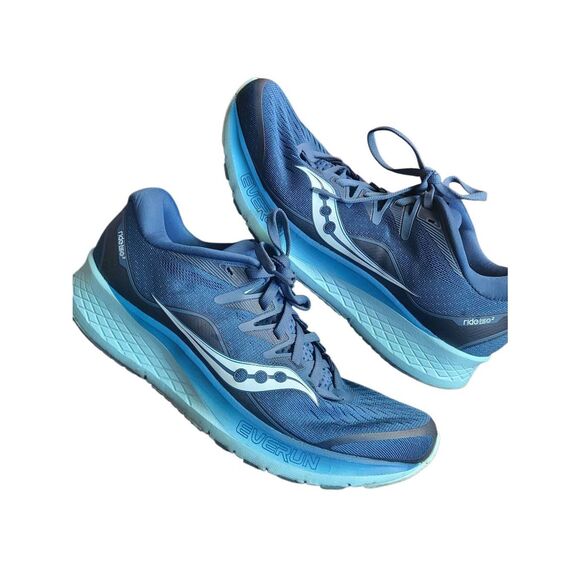 Saucony Sneakers Women's 8.5 Blue Everun Ride ISO 2 Running Shoes - Picture 1 of 5